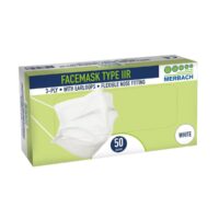 Klinion - Mondmaskers - 50 stuks - Blauw - Wit